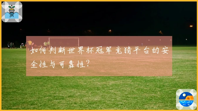 如何判断世界杯冠军竞猜平台的安全性与可靠性？