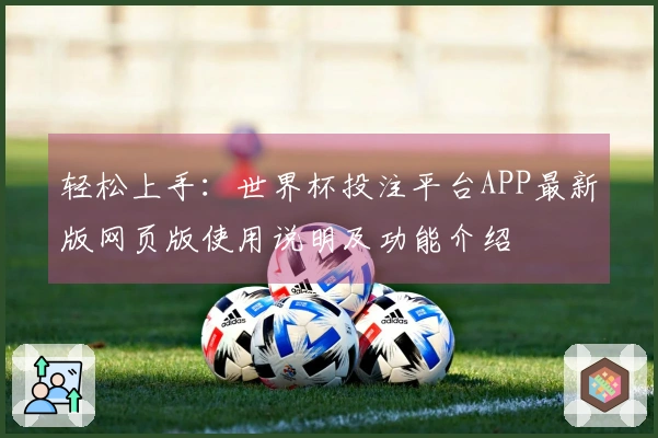 轻松上手:世界杯投注平台APP最新版网页版使用说明及功能介绍