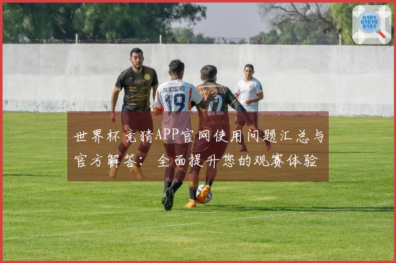 世界杯竞猜APP官网使用问题汇总与官方解答：全面提升您的观赛体验